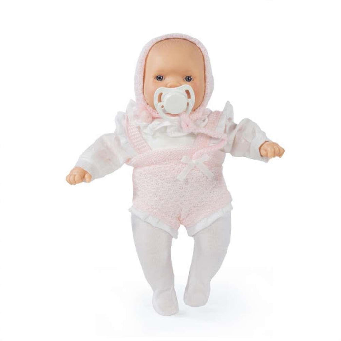 La Nina Paula Doll with Pacifier 28cm