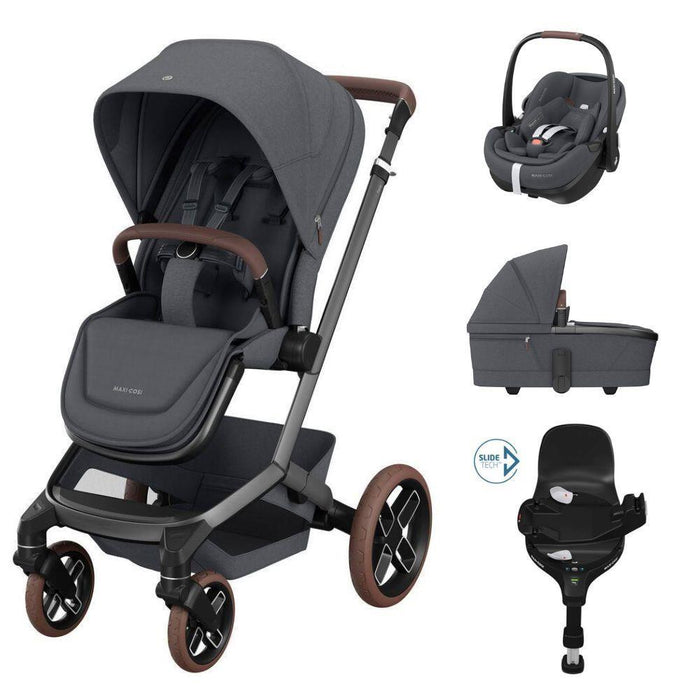 Maxi-Cosi Fame Pack + Pebble 360 ​​Pro² Twillic Graphite + FamilyFix Pro Base
