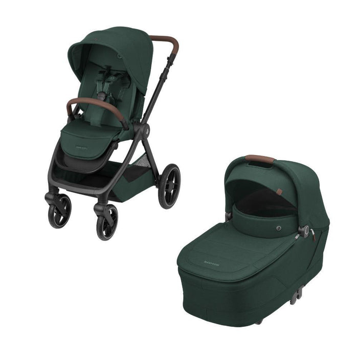 Carrinho Maxi-Cosi Oxford Plus com Alcofa Sense Twillic Green