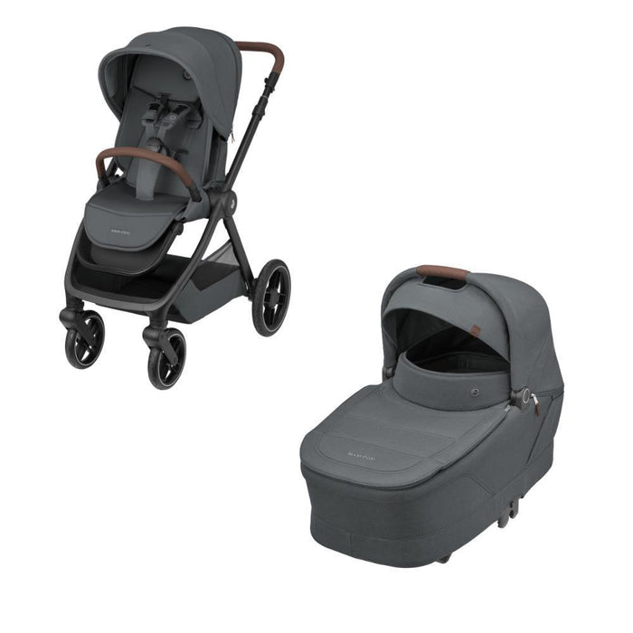 Carrinho Maxi-Cosi Oxford Plus com Alcofa Sense Twillic Graphite