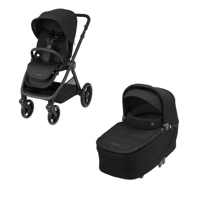 Carrinho Maxi-Cosi Oxford Plus com Alcofa Sense Twillic Black