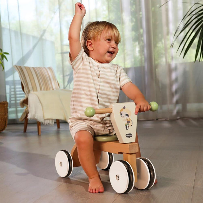 Triciclo Tiny Trike Boho Chic em Madeira