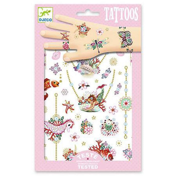 DJeco Metallic Fiona Jewel Tattoos 50 Pieces