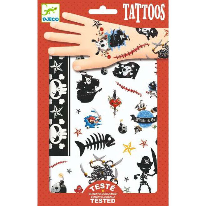 DJeco Tatuajes Piratas 50 Piezas