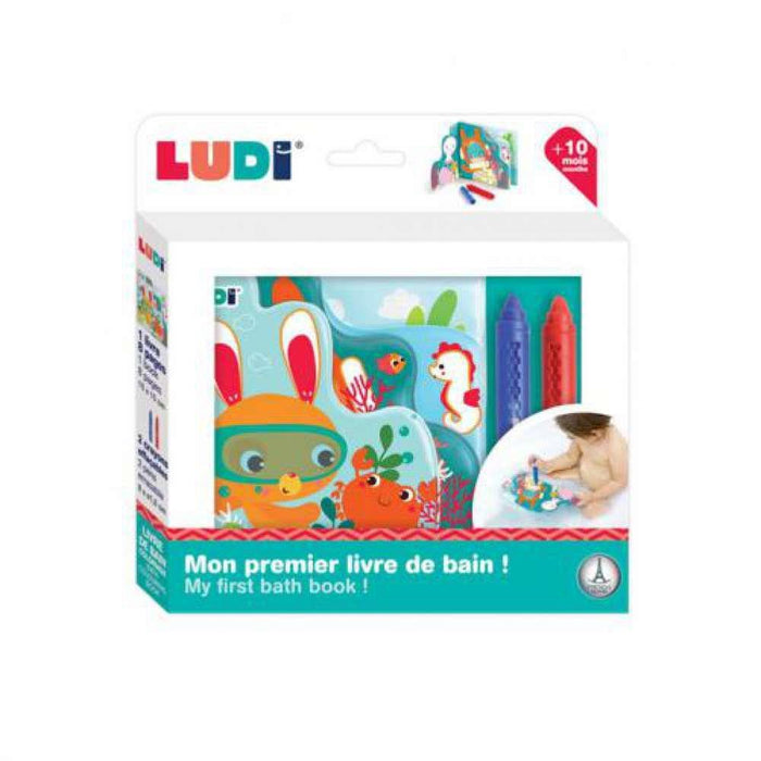 Ludi Livro de Banho para Colorir com 2 Lápis