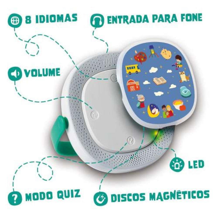 Leitor de Áudio Interativo Timio com 5 Discos