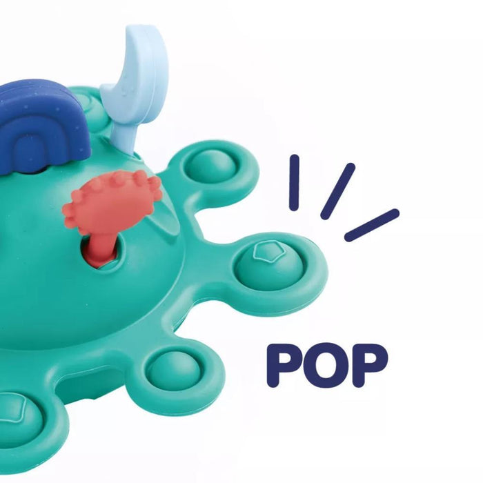 Brinquedo Sensorial para Puxar com Pop It em Silicone