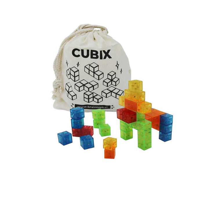 Jogo de Construções com Cubos Magnéticos Imanix Cubix 50 Peças