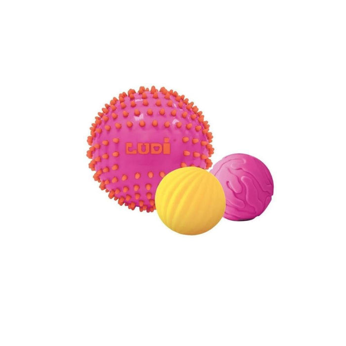 3 Bolas Sensoriais Rosa