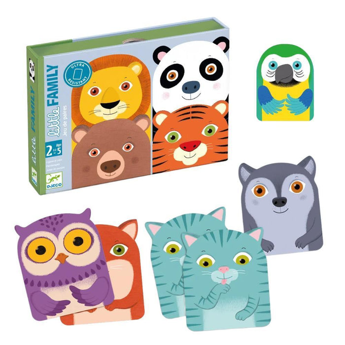 Jogo de Cartas para Formar Pares Little Family