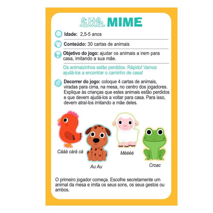 Jogo de Cartas Mímica Little Mime