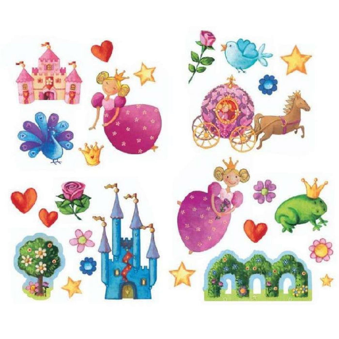 DJeco Princess Stickers 160 Pieces