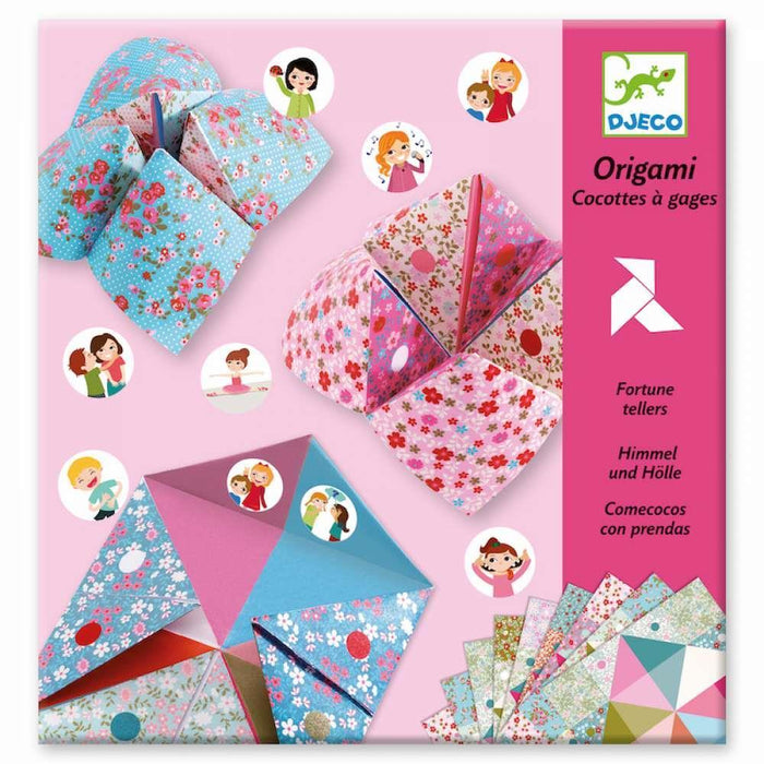 DJeco How Many Do You Want Origami Flowers with Stickers