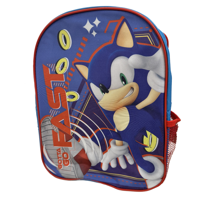 Mochila Sonic The Hedgehog Azul 30x25cm