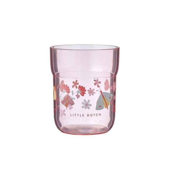 Little Dutch Copo Flores e Borboletas 250ml Rosa