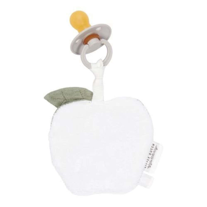 Doudou em Musselina com Prende Chupeta Apple Olive