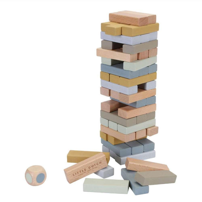 Little Dutch Wooden Tower Game 54 Pieces