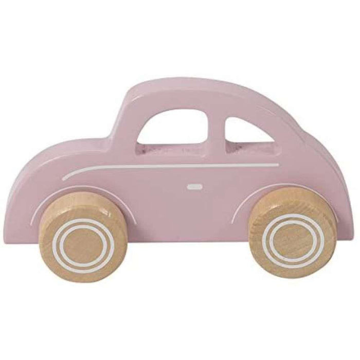 Little Dutch Pink Wooden Car