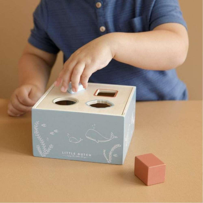 Little Dutch Wooden Shape Box 6 Pieces Ocean