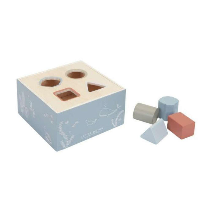 Little Dutch Wooden Shape Box 6 Pieces Ocean