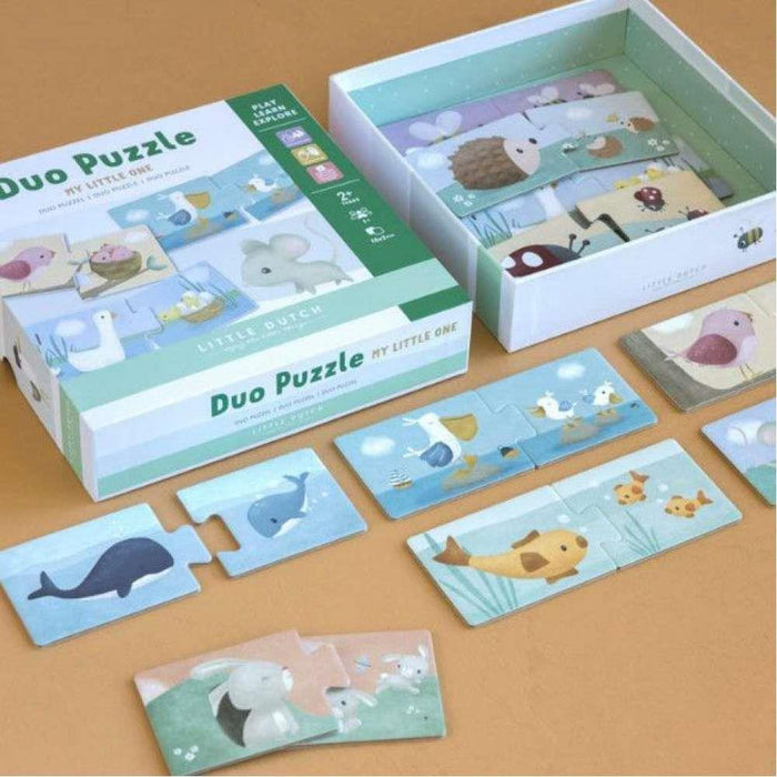 Little Dutch Duo Puzzle Animais 20 Peças