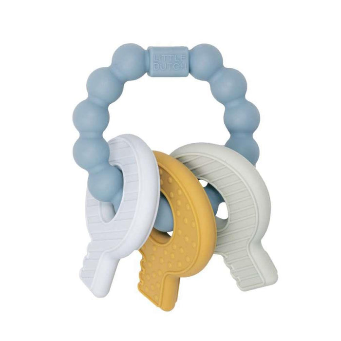 Little Dutch Blue Silicone Key Teether