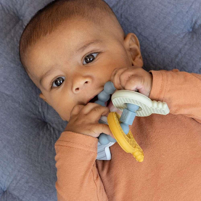 Little Dutch Blue Silicone Key Teether