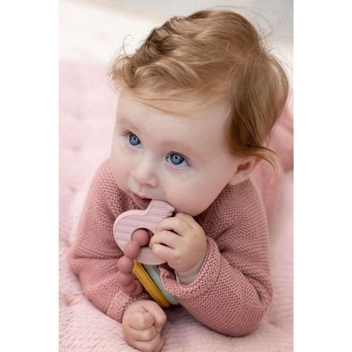 Little Dutch Pink Silicone Key Teether