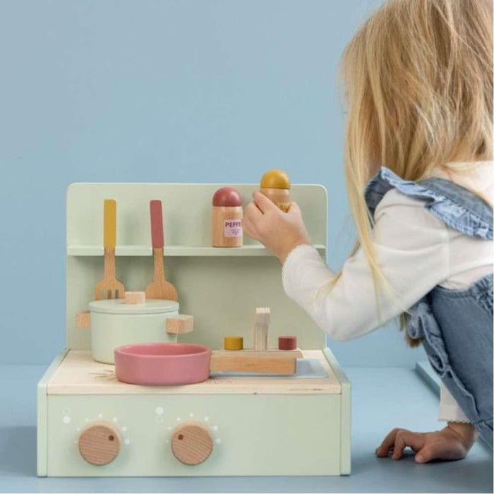 Mini cocina portátil de madera Little Dutch