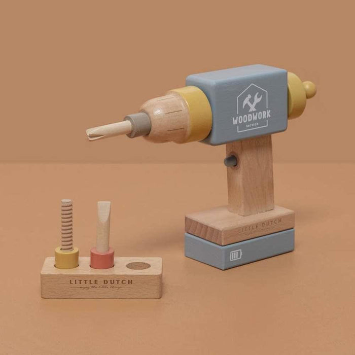 Little Dutch Wooden Drill with Accessories