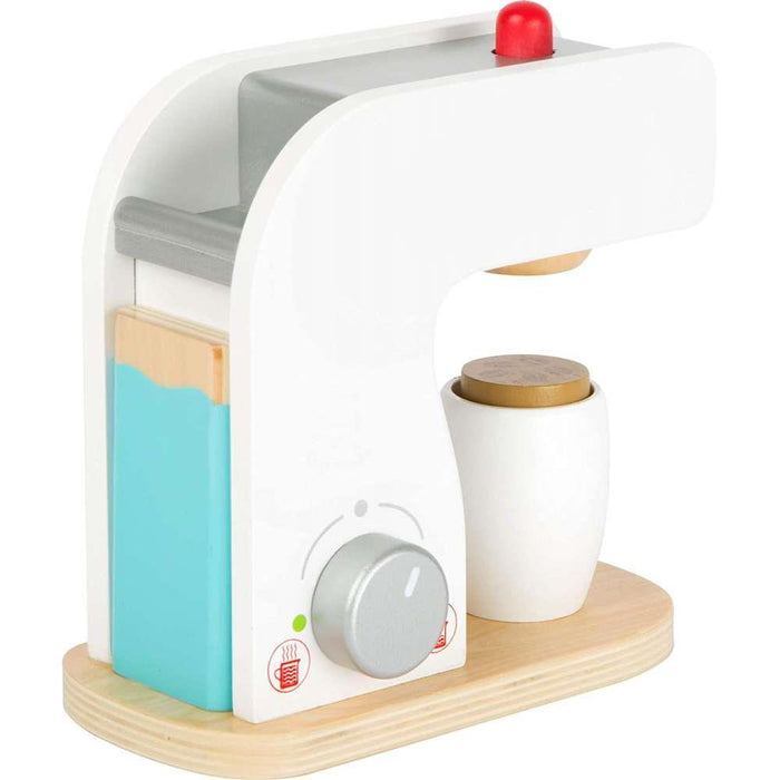 Small Foot Wooden Coffee Machine with Accessories