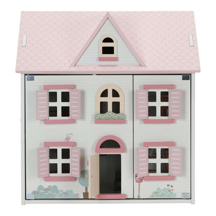 Pink Wooden Dollhouse