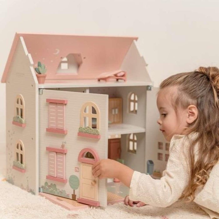 Pink Wooden Dollhouse