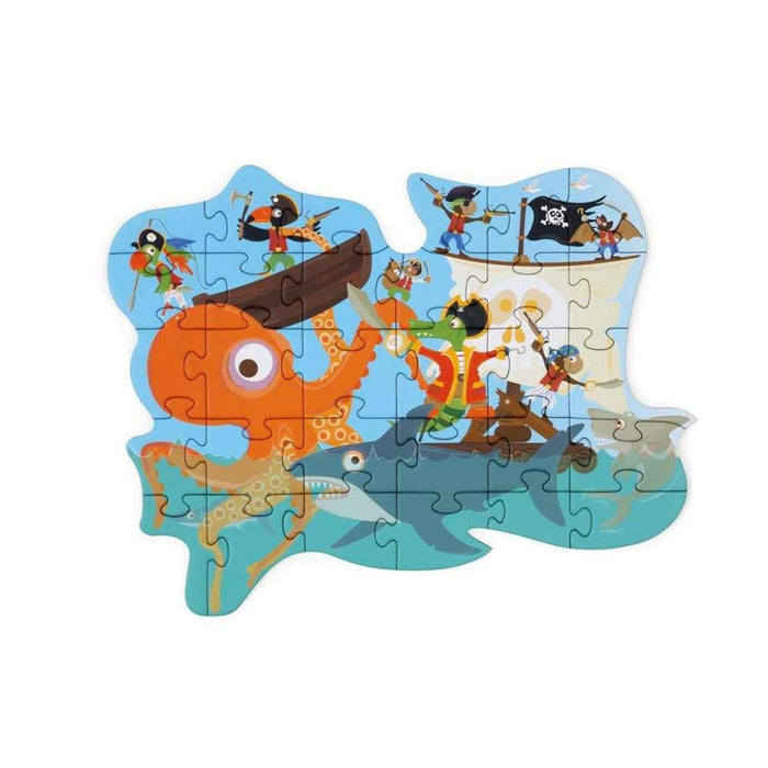 Puzzle Contour Piratas 29 Peças