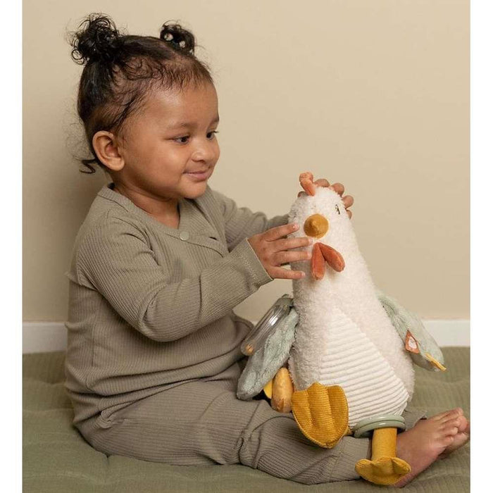 Peluche de Atividade Galinha Little Farm