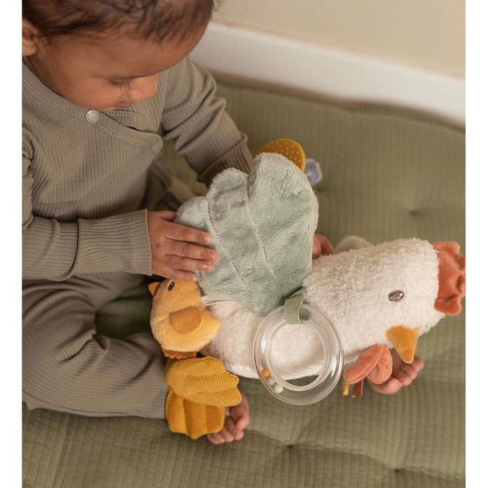 Peluche de Atividade Galinha Little Farm