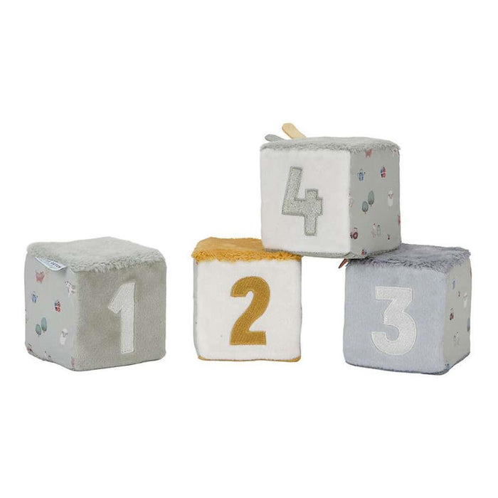 4 Cubos Soft de Atividades Little Farm