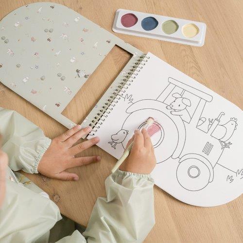 Livro para Colorir com 4 Aguarelas Little Farm