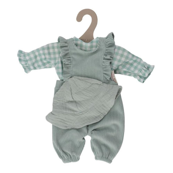 Roupa Green Check para Boneca de 36cm