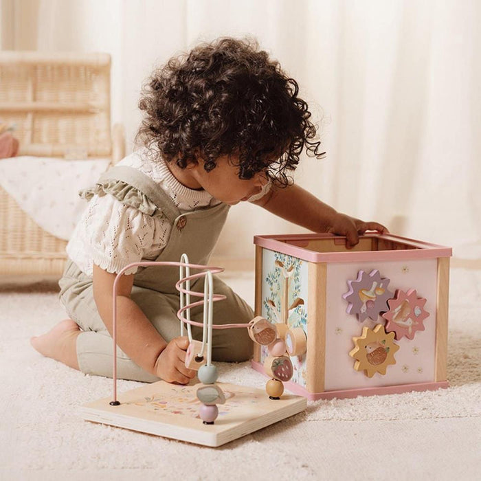 Cubo de Atividades em Madeira Fairy Garden