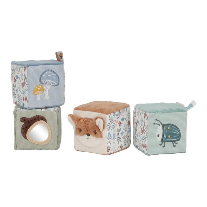 4 Cubos Soft de Atividades Forest Friends