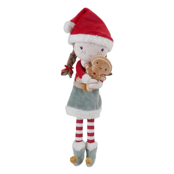 Boneca de Peluche Rosa Natal 35 cm