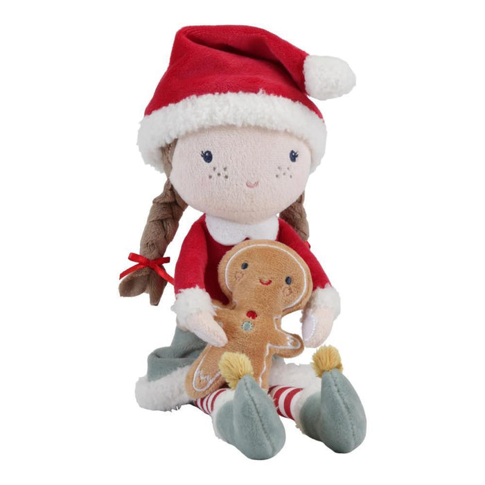 Boneca de Peluche Rosa Natal 35 cm