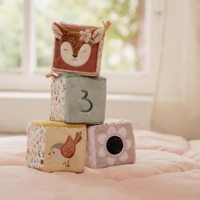 4 Cubos Soft de Atividades Fairy Garden