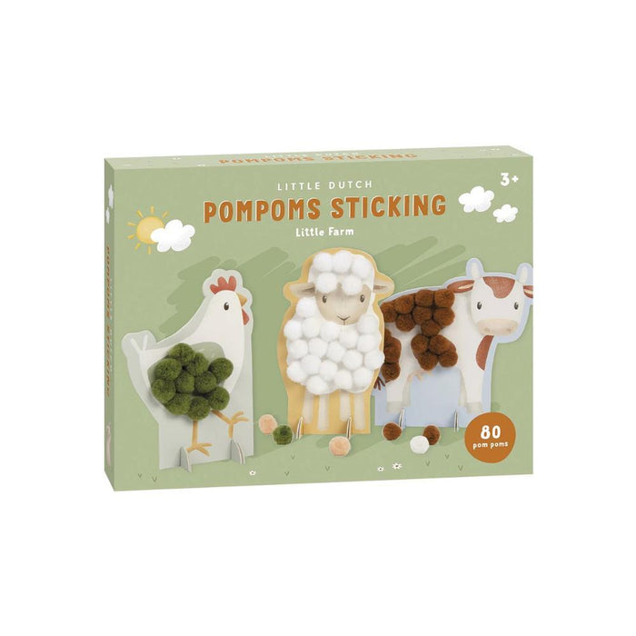 Criar Cartões com Pompons Little Dutch Little Farm
