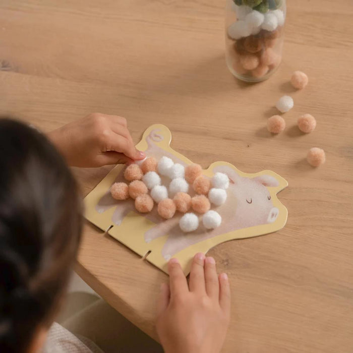 Criar Cartões com Pompons Little Dutch Little Farm