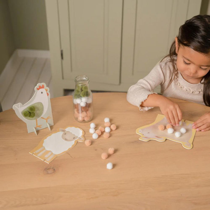 Criar Cartões com Pompons Little Dutch Little Farm
