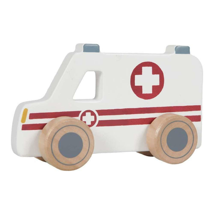 Little Dutch Wooden Emergency Vehicles 3 Units