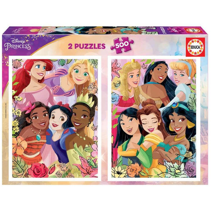 Educa 2 Puzzles Princesas Disney 500/500 Peças