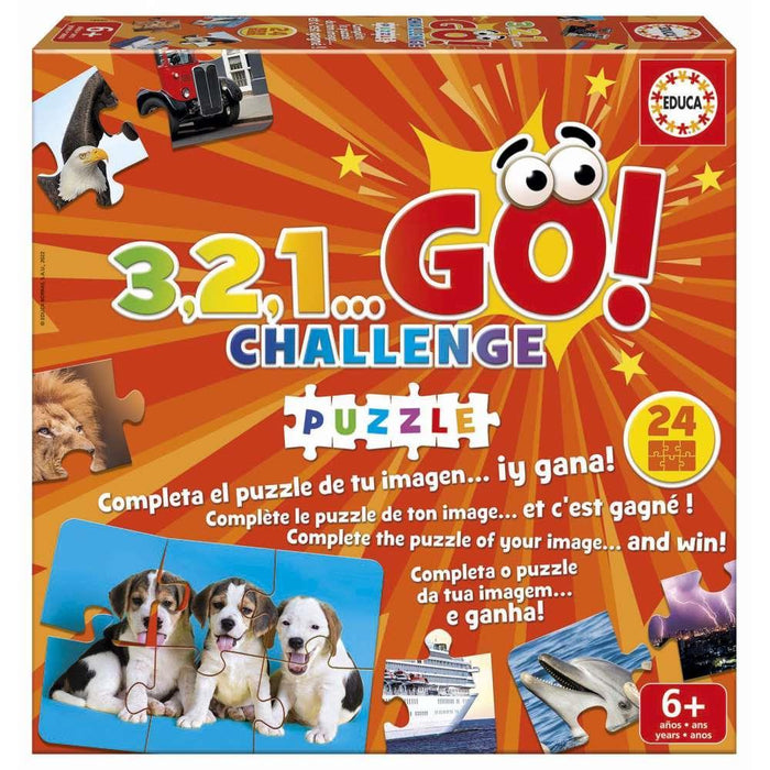 Jogo "3,2,1 Go! Challenge - Puzzles"